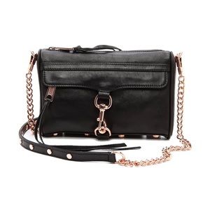 LNWOT REBECCA MINKOFF MAC Crossbody Clutch Handbag - black